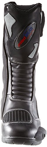 protectWEAR Tourenstiefel aus Leder schwarz u.a. zum Motorradfahren geeignet Model SB-03203