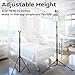 TidyFriend Tripod IV Pole, Lightweight Portable IV Pole Stand, Collapsible Stand with Hook, Lanyard Rack for Tables, or Keychains