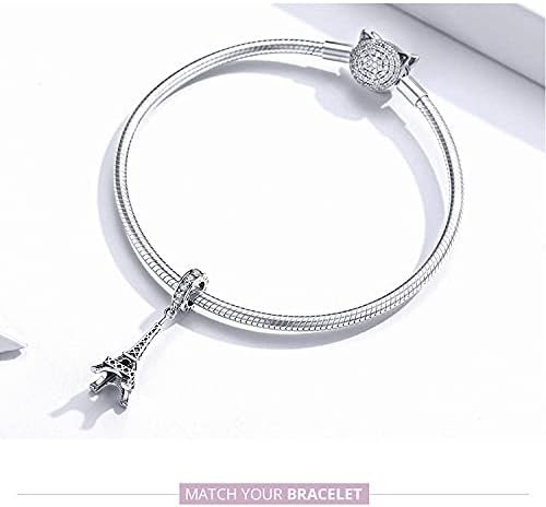 Landmark Series Charm Sterling Silver Travel Charms Dangle for Pandora Bracelet - Image 8