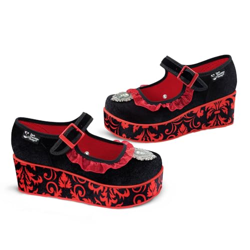 Image of Hot Chocolate Design Whimsical Women's Platform Mary Jane Shoes