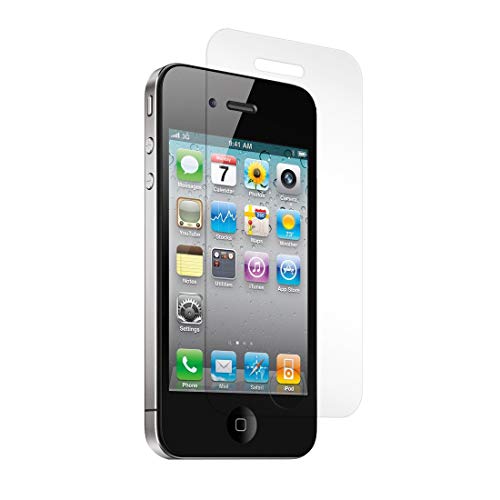 TM Concept ® película/cristal de protección de pantalla – iPhone 4/4S – cristal templado HQ Crystal Ultra resistente (irrompible, inrayable 9H) y Ultra Slim (0,26 mm) con bordes redondeados – para una protección y un confort de uso Max.