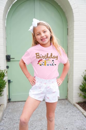 Image of Birthday Girl Shirt I'm The Birthday Girl Tshirt Casual Party Shirts Little Girls B-Day Outfit Tees
