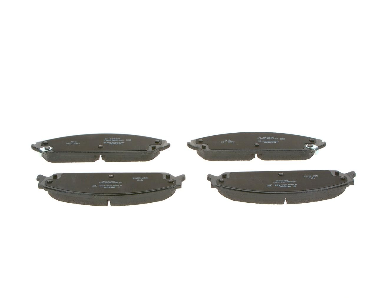 Bosch BP1404 Bremsbeläge - Vorderachse - ECE-R90 Zertifizierung - vier Bremsbeläge pro Set