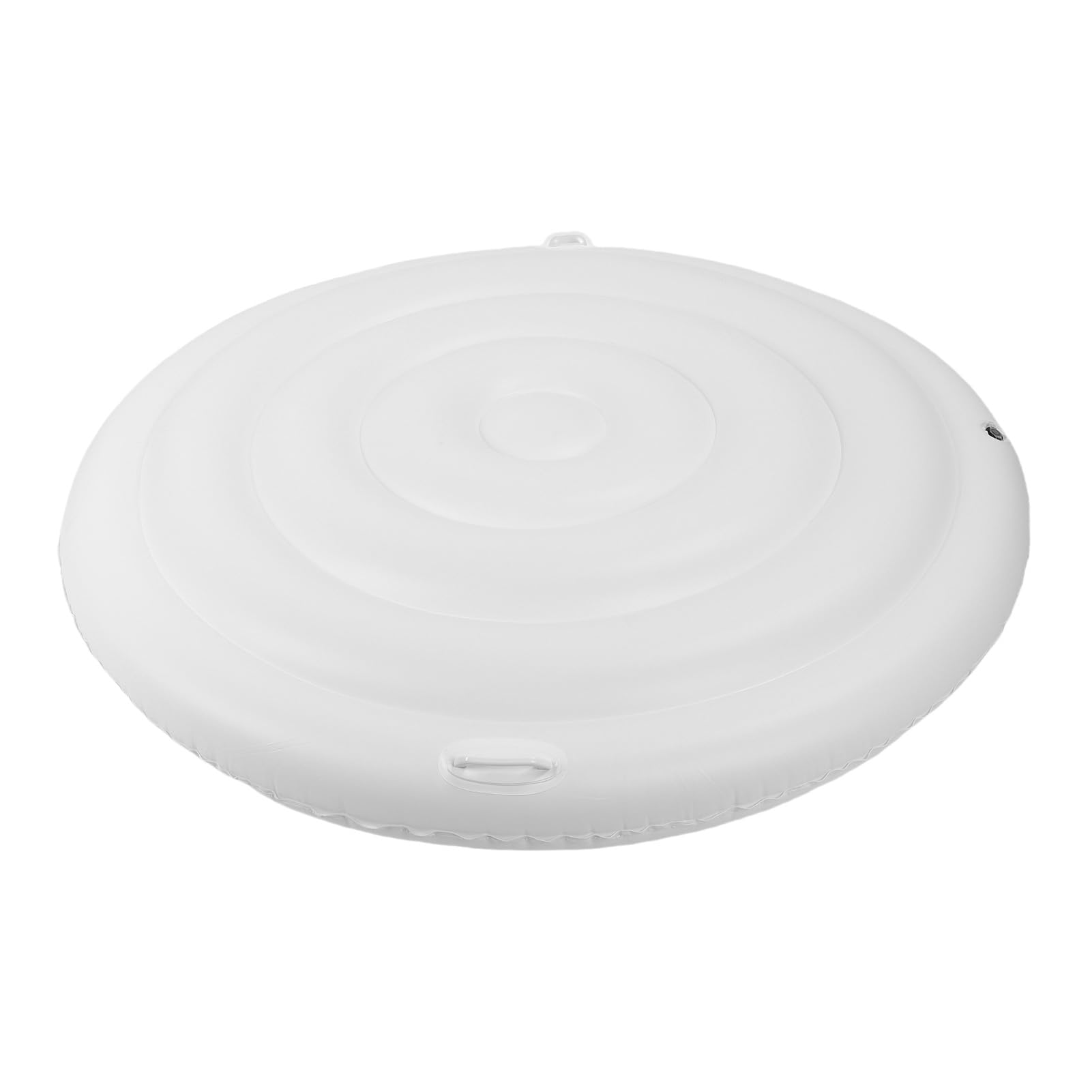 Asixxsix Inflatable Hot Tub Cover, 5.4FT Rainproof Energy Saving Lid for Round Hot Tub with 2 Handles, PVC Spa Covers for Hot Tub, Outdoor Spa Pool Cover, Pool Protector