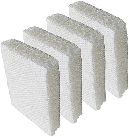 PUREBURG 4-Pack Replacement Humidifier Wick Filters Compatible with Relion WF813 Fits Relion RCM832 RCM832N RCM-832N DH832 DH-832 Duracraft DH-830 Honeywell HC832 Robitusin DH-832 ProCare PCCM-832N AC813 PCWF813