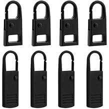 Zipper Pull Replacement,8 Pcs Detachable Zipper Pull for Backpacks, Purses, Coat, Jackets, Boots 2 Size