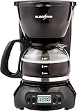 EUROSTAR CM720BT 4-Cup Programmable Coffeemaker, Black