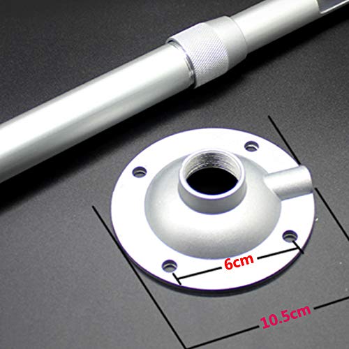 Supporto Da Parete O Soffitto Per Proiettore – Retrattile 30-60 Cm, Rotazione 360°, In Alluminio, Carico Fino A 5 Kg Per Home Theater