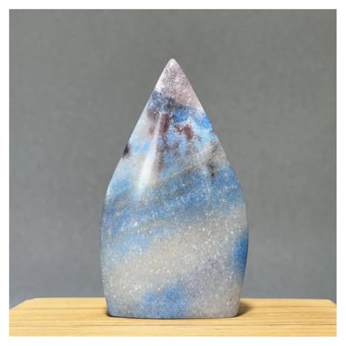 Cuarzo mineral natural en antorcha de 80mm: piedras de cristal decorativas 2