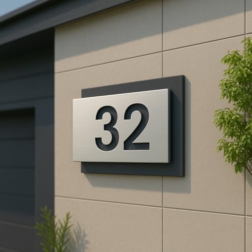Hausnummernschild von EDS-Werbemedien - Hochwertiges Hausnummer...