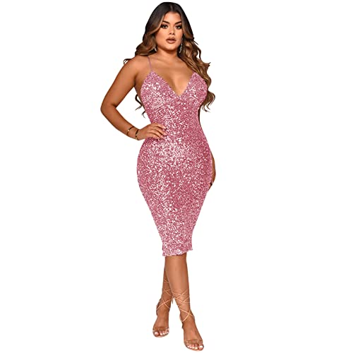 Robe de soirée à paillettes idéale pour un mariage chic en plein été