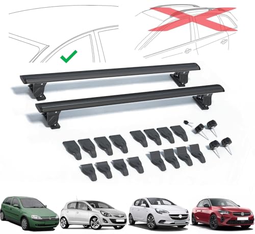 Rebeca Shop® Barres de toit universelles 130 cm LS22
