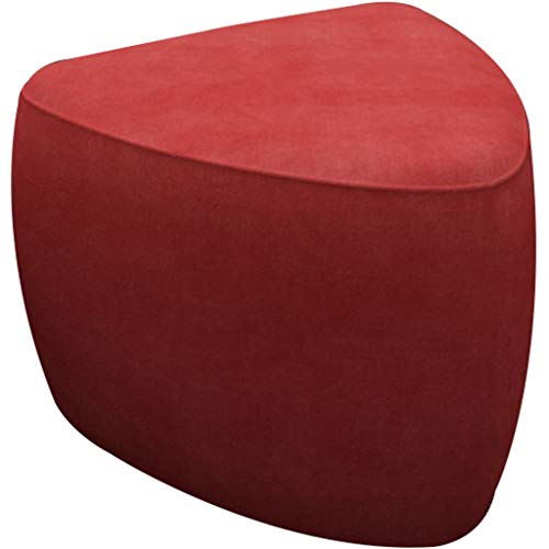 Tabouret de canapé chic en tissu doux pour intérieur cosy