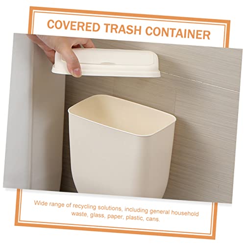 Caneca de basura rectangular para colgar en pared miniatura 6