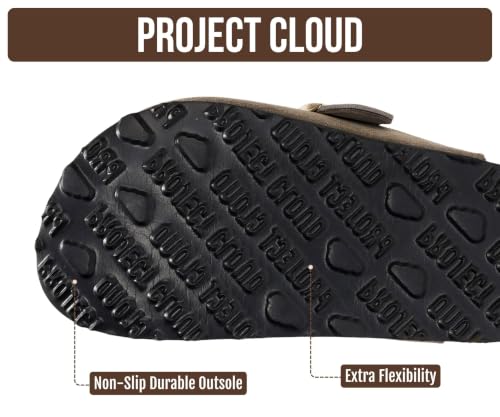 Image of Project Cloud Kids 100% Genuine Leather Non Slip Clogs with Cork Footbed