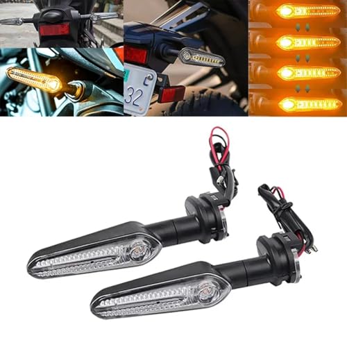 Clignotants indicateurs XJ6 anti-infiltration à LED fluides - 6