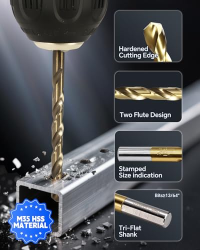 COMOWARE M35 Cobalt Drill Bit Set