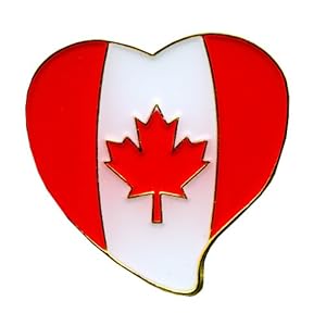 Hegibaer Pin Anstecker - 0706 Kanada Herz