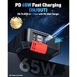 HW 2000A Jump Starter with Air Compressor, 160 PSI Tire Inflator 12V 65W PD - Image 4