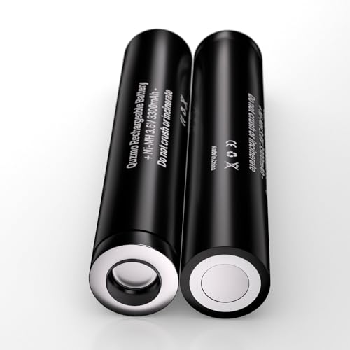 Image of 75175 Rechargeable Batteries, 3.6V 3300mAh Ni-MH Battery for Streamlight Stinger Parts XT, DS, LED HP, 75375 75300 75500 75810 76000 76300 PolyStinger, Pelican M9 Flashlight 2-Pack