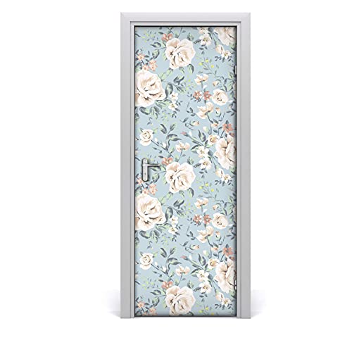Fondo de pantalla autoadhesivo impermeable lavable para puertas de hogar 2
