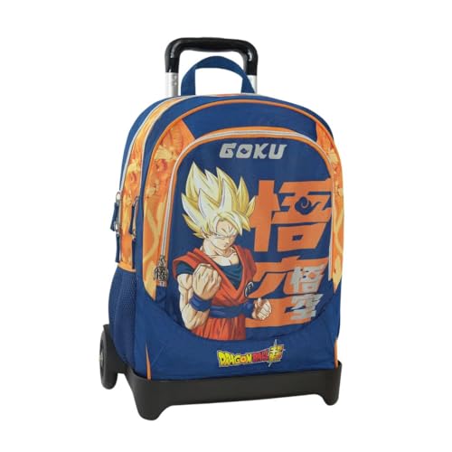 Dragonball Zaino Scuola Organizzato Trolley Staccabile DB
