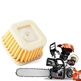 Luftfilter-Ersatz, kompatibel mit Husqvarna 572 XP XPG Kettensägen, 25 Nylon-Netz, plissiertes Design für effiziente Filtration, Teilenummern 596762302 596762301 575526601, 2 Stück