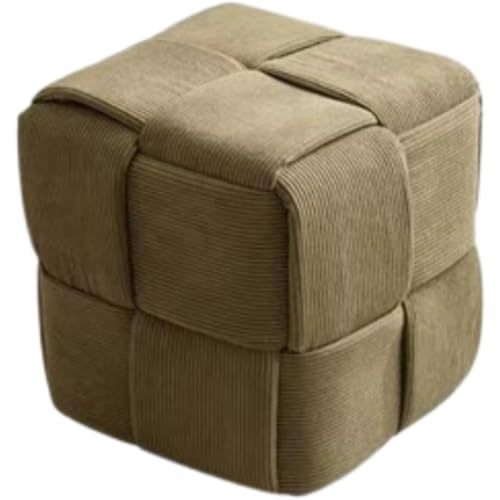 KuBen �L���[�u�\�t�@ �l�p�^ �֎q �\�t�@�X�c�[�� ������ �\�t�g�X�c�[�� �k�� ���ψ֎q �ؐ��t���[�� �ω׏d120kg �C���� ���n �a���p ���u�� �� ���� �a�� �i�`������ (���s�� 28cm x ���� 28cm,�I���[�u�O���[��)