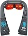 ALLJOY Nackenmassagegerät mit Wärme, 2200mAh Akku Kabellos, Massagegerät für Nacken Schulter Rücken, Shiatsu Massage mit 20 Min. Auto-Off & Tasche