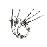 BQHHWTZ 2pcs 220V 380V 110V High Power Industrial Cartridge Heater Element 6x100/120/150/200mm 316SS Tubular Mold Heating Rod