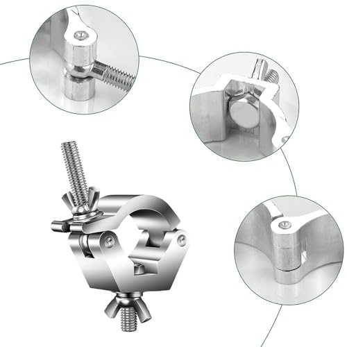 Colliers de serrage pour projecteurs par lights sur structure de scène de 28-36mm - 4