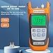 A-G710B Fiber Optic Power Meter Integrated Machine 15-70~+10dbm with LC Adapter SC/FC/ST Interface Adapter Fiber Optic Cable Tester Optical Power Meter