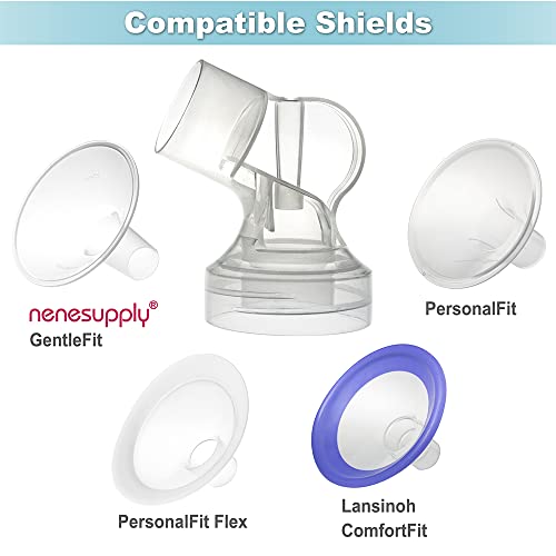 Image of Nenesupply Connectors Compatible with Medela Personalfit Connector and Medela Connector Medela Pump in Style Symphony Swing Breastpump Compatible with Medela Pump Parts Replace Medela Accessories