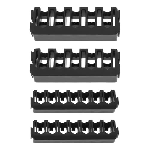 OTOTEC 4pcs Bit Holder Set Compatible with DeWalt Compatible with Tough Case Holds 14pcs 1" Bits and 10pcs 2" Bits, Plastic Drill Bit Organizer