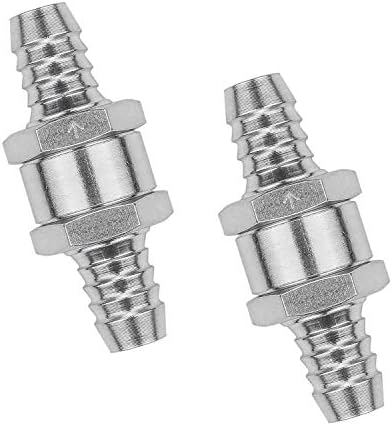 Inline Fuel Check Valve 10mm 3/8" Aluminium Fuel Line One Way Non Return Check Valve Petrol Diesel Gas In Line Check Valves - Foto 8