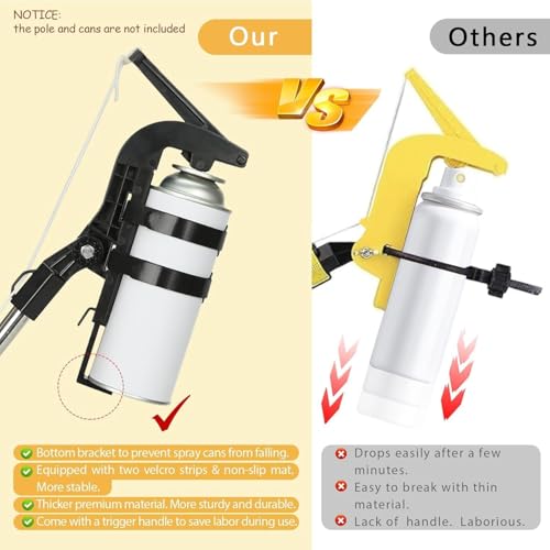 Adaptador de aerosol para eliminar avispas y pintar techos altos sin usar escaleras 6