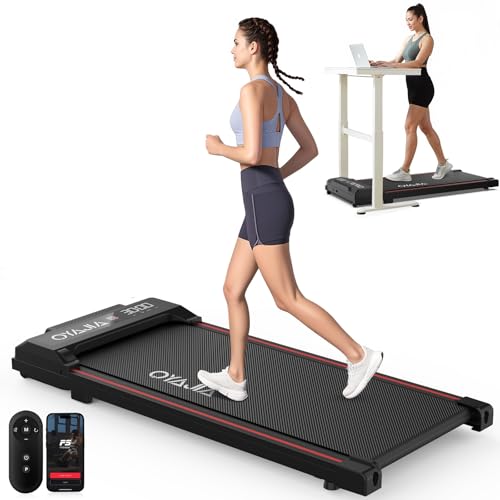 Oyajia Elektrisches Laufband, Home Treadmill,Walking Pad mit LED-Anzeige und Bluetooth-Lautsprecher, Fernbedienung und App, Platzsparend, Kompakte Laufbänder für Zuhause und Büro,1-6km/h Oyajia Elektrisches Laufband, Home Treadmill,Walking Pad mit LED-Anzeige und Bluetooth-Lautsprecher, Fernbedienung und App, Platzsparend, Kompakte Laufbänder für Zuhause und Büro,1-6km/h