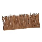 POPETPOP Synthetic Thatch Roof Panel Fire Retardant Artificial Straw Thatch for Garden Pavilion for Landscaping 10-Piece Set