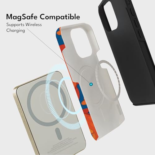 Image of MILLION CASES Back Cover Case for iPhone 15 Pro Scratch Resistant Anti-Slip Polycarbonate Shockproof Protective Durable Blaze Zeal Crystal Case for Men & Boys