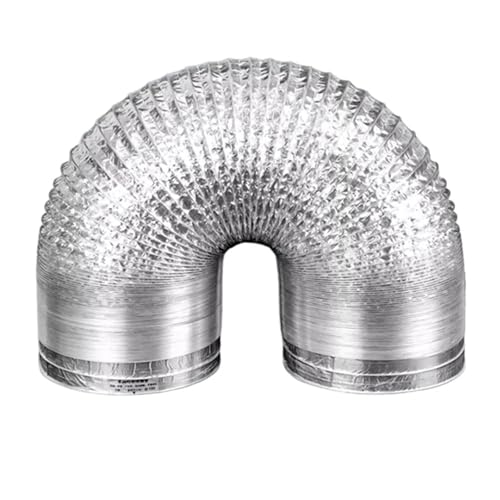 LXHZSY Tubo Campana Extractora 1 Pieza de conducto de ventilación, Tubo de Aluminio, Manguera de ventilación, conducto Flexible, Accesorio hidropónico, mangueras de plomería