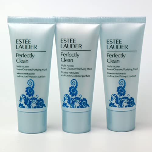Lot of 3 x 1 oz Estee Lauder Perfectly Clean Splash Away Foaming Cleanser
