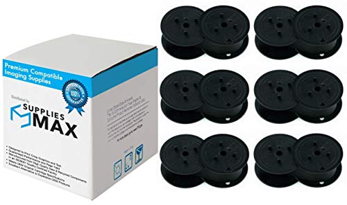 SuppliesMAX Compatible Replacement for Casio DL-200/300/DR-110/210/8620 Purple P.O.S. Printer Ribbons (6/PK) (RAP-01)