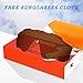Fiskr Polarized Lenses Replacement for Oakley Jawbreaker(OO9290) Sunglasses with Anti-scratch&Anti-saltwater&Anti-dust Coating(Brown)