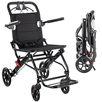 Amazon | lalairodori 車椅子 折畳み 軽量 コンパクト 介助用