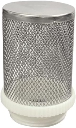 Viking Stainless Steel Air Vent Filter | Thread 40mm (1-1/2″) Outer | Dust Prevention & Pest Control for Pipes (Pack of 2)