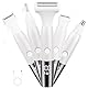 Rasierer Damen Intimbereich - 5 in 1 Elektrischer Rasierer für Frauen - Trimmer Damen, IPX7 Wasserdicht Intimrasierer für Frauen für Körper, Achseln, Bikini, Augenbrauen und Nase, Nass und Trocken