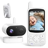 ZAIDER ベビーモニター モニター付き 見守りカメラ ペットカメラ 小型 【VOX省エネ＆双方向通話】 2.8インチ 720p 暗視 温度検知 wi-fi不要 回転 ベビーセンサー 4倍ズーム 出産祝い 赤ちゃん 介護 高齢者 プレゼン