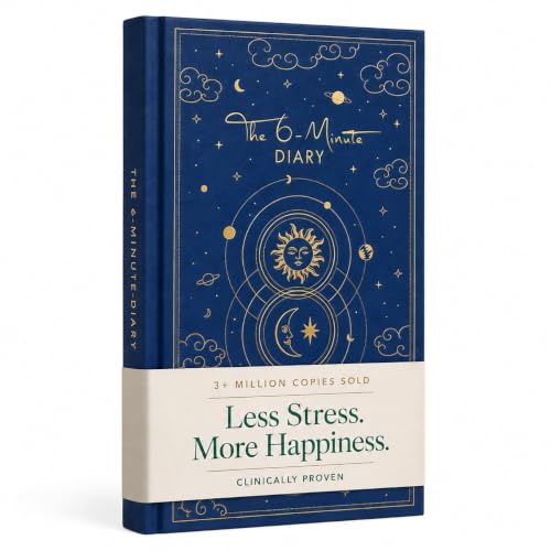 6-Minute Diary 3-Million-Copy Bestseller Gratitude Journal for Women & Men Guided Mental Health Journal Based on Positive Psychology Daily Manifestation Journal for Self-Care & Mindfulness