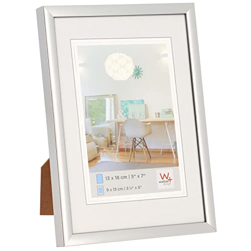 walther design Marco de fotos plata 10 x 15 cm Marco de plástico New Lifestyle KV015S