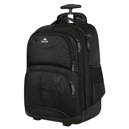 MATEIN Rolling Laptop Backpack